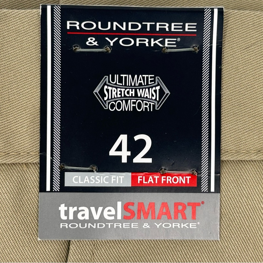 NWT Roundtree & Yorke Travel Smart Shorts Size 42 Men's - Picture 5 of 9